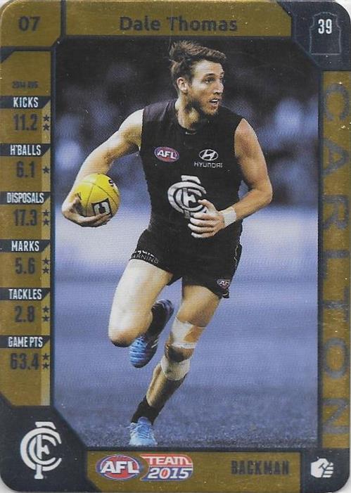 Dale Thomas, Gold, 2015 Teamcoach AFL