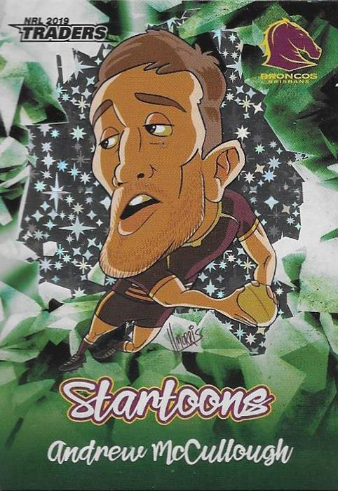 Andrew McCullough, Green Startoons, 2019 TLA/ESP Traders NRL