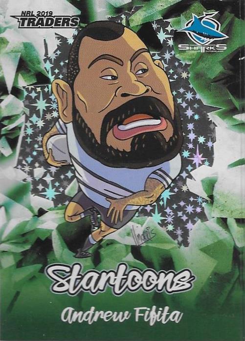 Andrew Fifita, Green Startoons, 2019 TLA/ESP Traders NRL