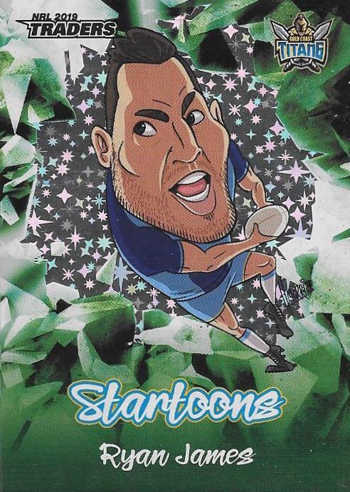 Ryan James, Green Startoons, 2019 TLA/ESP Traders NRL