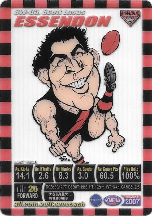 Scott Lucas, Star Wildcard, 2007 Teamcoach AFL