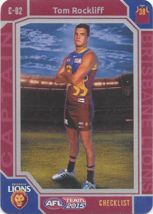 Tom Rockliff, Captain Checklist, 2015 Teamcoach AFL
