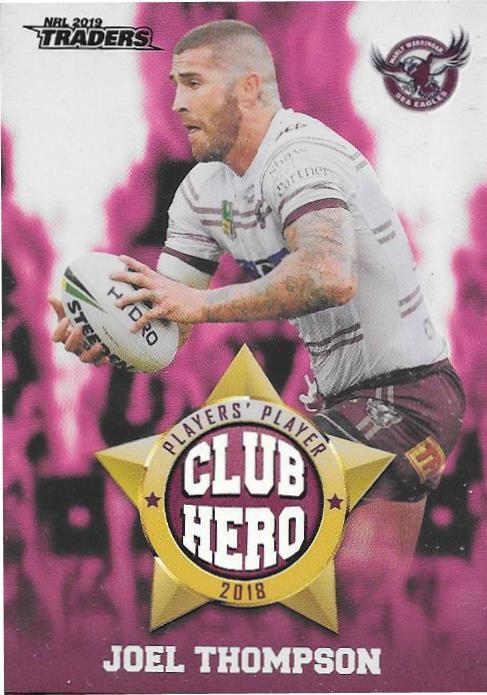 Joel Thompson, Club Hero, 2019 TLA/ESP Traders NRL