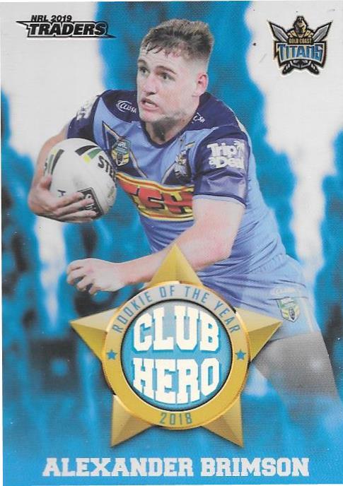 Alexander Brimson, Club Hero, 2019 TLA/ESP Traders NRL