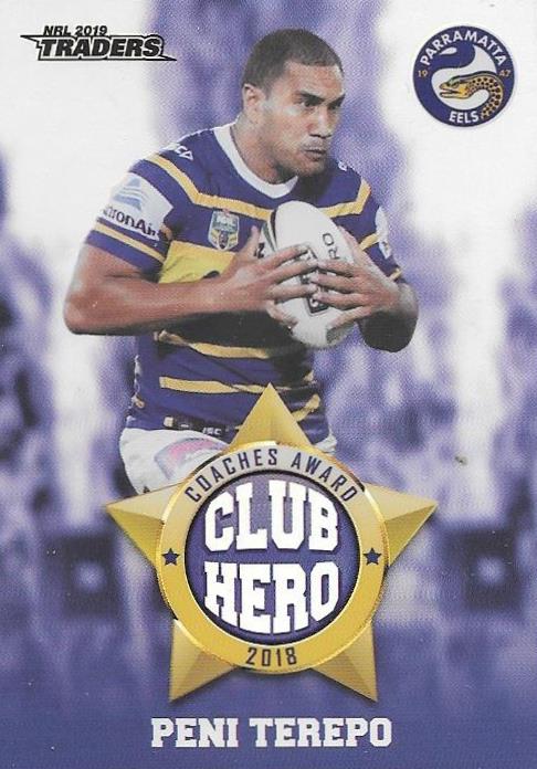 Peni Terepo, Club Hero, 2019 TLA/ESP Traders NRL