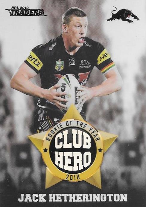 Jake Hetherington, Club Hero, 2019 TLA/ESP Traders NRL