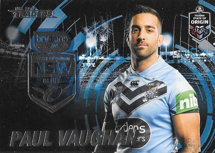 Paul Vaughan, Origin, 2019 TLA/ESP Traders NRL