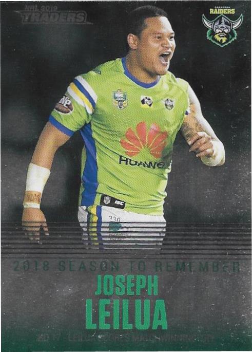 Joseph Leilua, Season to Remember, 2019 TLA/ESP Traders NRL