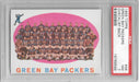 Green Bay Packers Checklist Back, 1959 Topps NFL, PSA 7