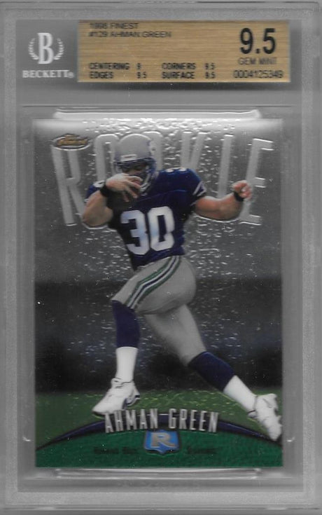 Ahman Green, RC, 1998 Topps Finest NFL, BGS 9.5