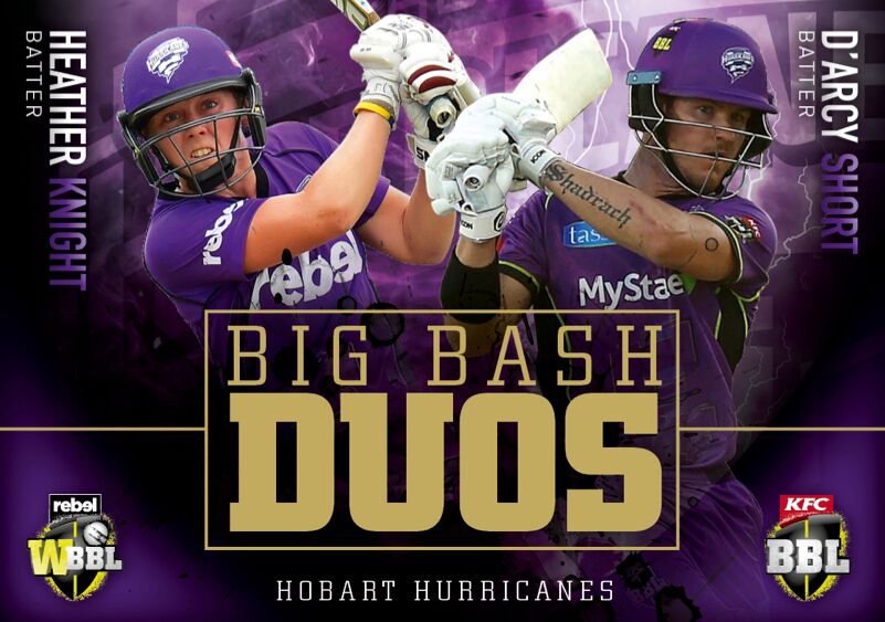 Big Bash Duos, 2018-19 Tap'n'play CA BBL 08 Cricket - 1 to 8 - Pick Your Card