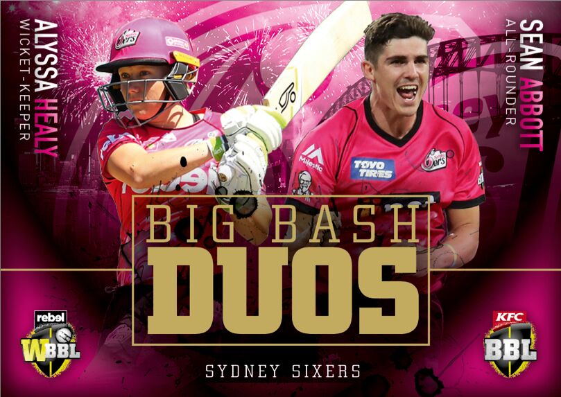 Big Bash Duos, 2018-19 Tap'n'play CA BBL 08 Cricket - 1 to 8 - Pick Your Card