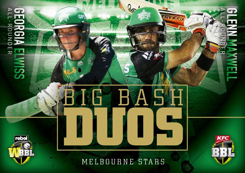 Big Bash Duos, 2018-19 Tap'n'play CA BBL 08 Cricket - 1 to 8 - Pick Your Card