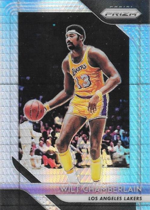 Wilt Chamberlain, Parallel Silver Prizm, 2018-19 Panini Prizm Basketball NBA