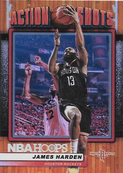 James Harden, Action Shots, 2018-19 Panini Hoops Basketball NBA