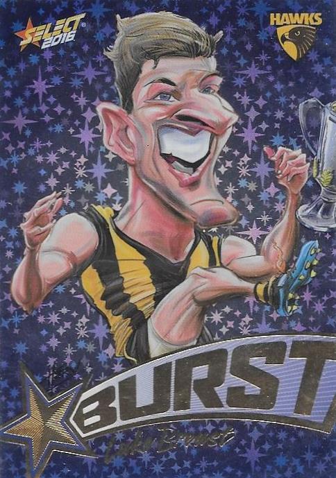 Luke Breust, Blue Starburst, 2016 Select AFL Footy Stars