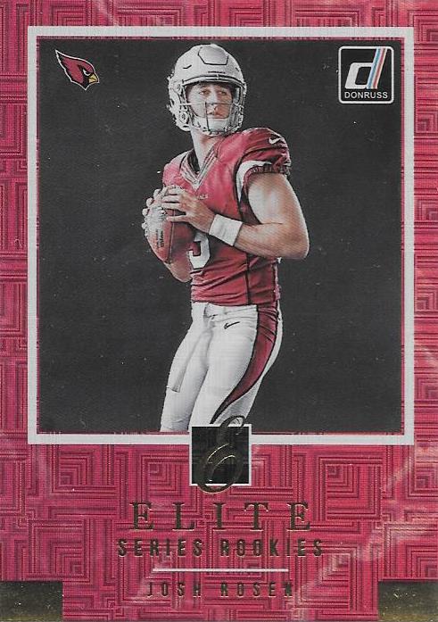 Josh Rosen, Elite Series Rookies, 2018 Panini Donruss NFL