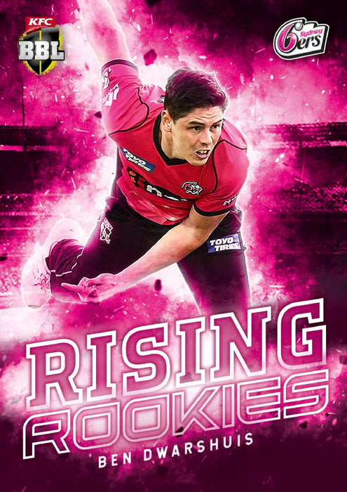 Rising Rookies, 2018-19 Tap'n'play CA BBL 08 Cricket - 1 to 16 - Pick Your Card