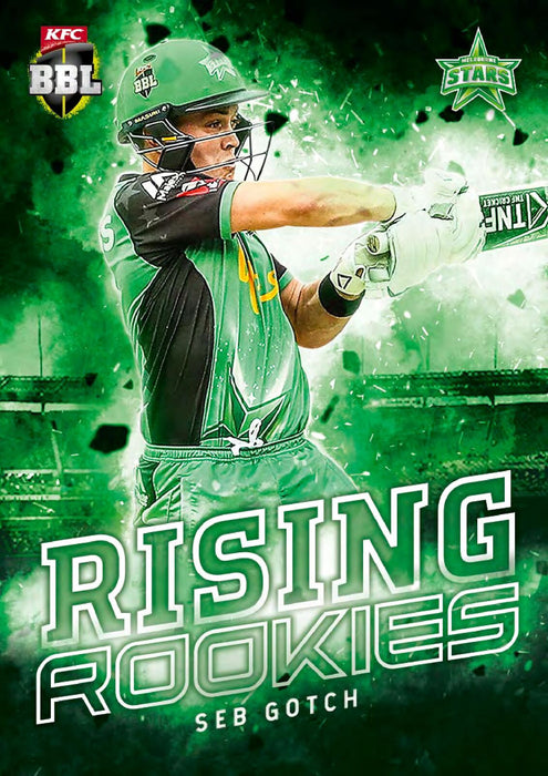 Rising Rookies, 2018-19 Tap'n'play CA BBL 08 Cricket - 1 to 16 - Pick Your Card