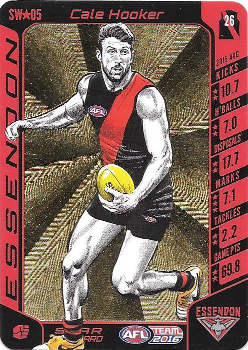 Cale Hooker, Star Wildcard, 2016 Teamcoach AFL