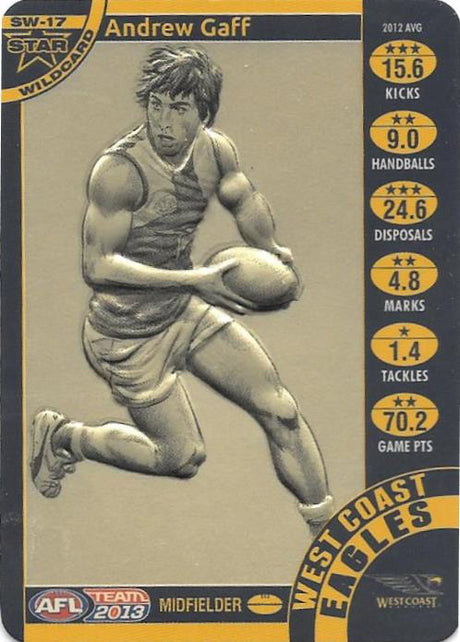 Andrew Gaff, Star Wildcard, 2013 Teamcoach AFL