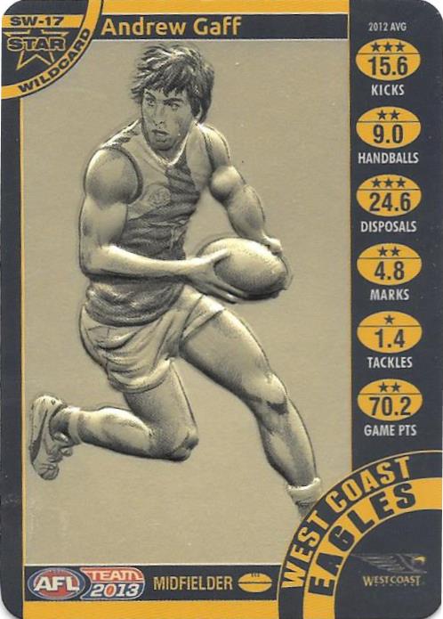 Andrew Gaff, Star Wildcard, 2013 Teamcoach AFL