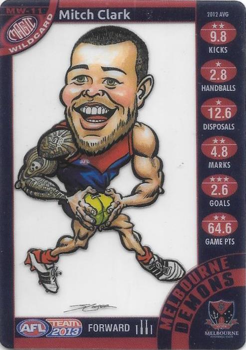 Mitch Clark, Magic Wildcard, 2013 Teamcoach AFL