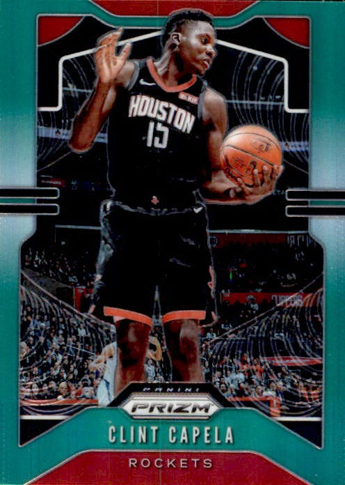 Clint Capela, 2019-20 Prizm Basketball GREEN Refractor