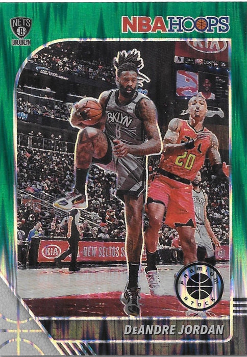 Deandre Jordan, Green Flash Prizm, 2019-20 Panini Hoops Premium Stock Basketball NBA