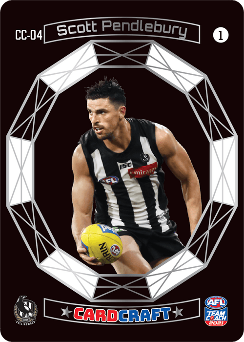 Scott Pendlebury, #1, Craft Card, 2021 Teamcoach AFL