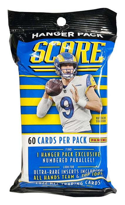 2022 Panini Score NFL Football Hanger Pack