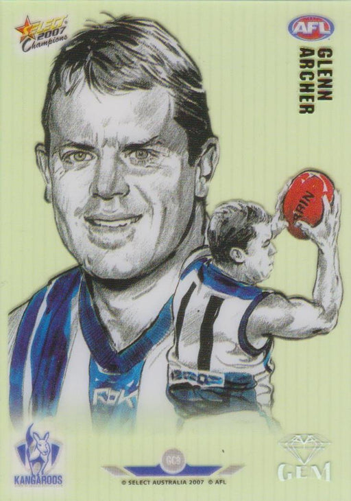 Glenn Archer, Gem card, 2007 Select AFL Champions