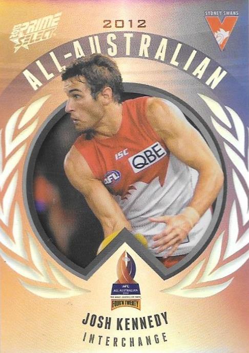 Josh Kennedy, All-Australian, 2013 Select AFL Prime