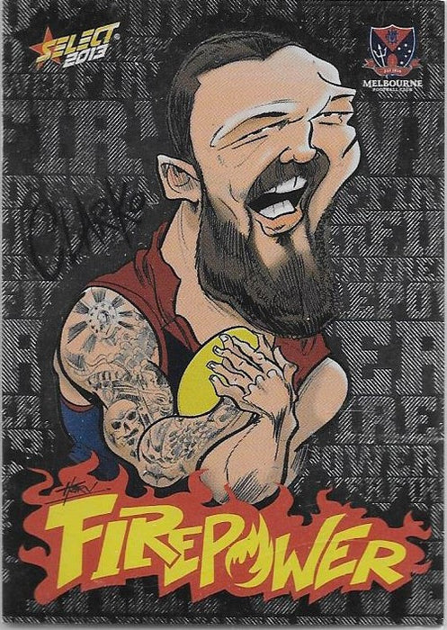 Mitch Clark, Firepower Caricature, 2013 Select AFL Champions