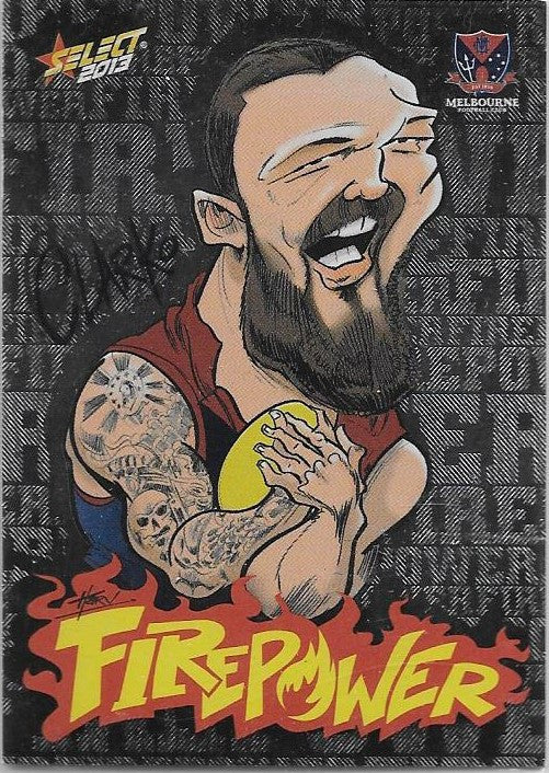 Mitch Clark, Firepower Caricature, 2013 Select AFL Champions