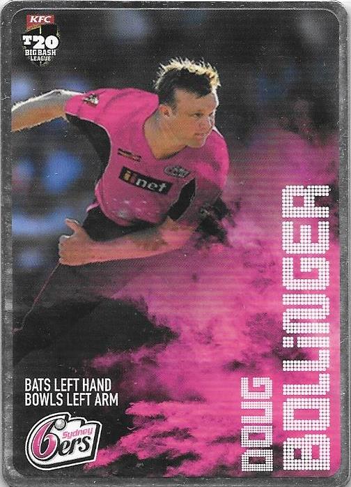 2014-15 Tap'n'play CA BBL Silver Parallel Cricket card - 1 to 100 - Pick Your Card