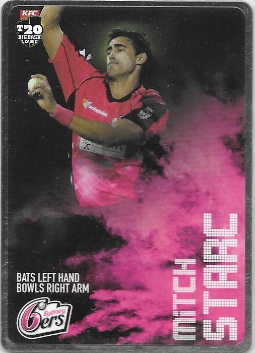 2014-15 Tap'n'play CA BBL Silver Parallel Cricket card - 1 to 100 - Pick Your Card