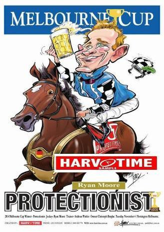 Protectionist, 2014 Melbourne Cup, Harv Time Poster