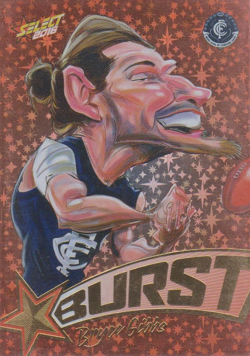 Bryce Gribbs, Starburst Caricatures, 2016 Select AFL Stars