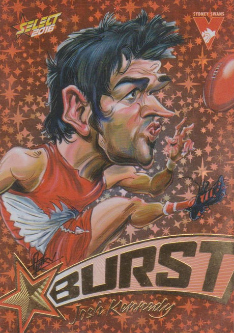 Josh Kennedy, Starburst Caricatures, 2016 Select AFL Stars