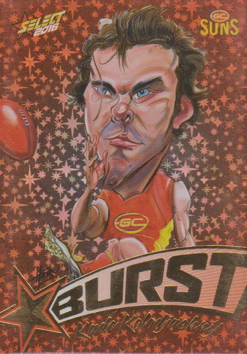 Kade Kolodjashnij, Starburst Caricatures, 2016 Select AFL Stars