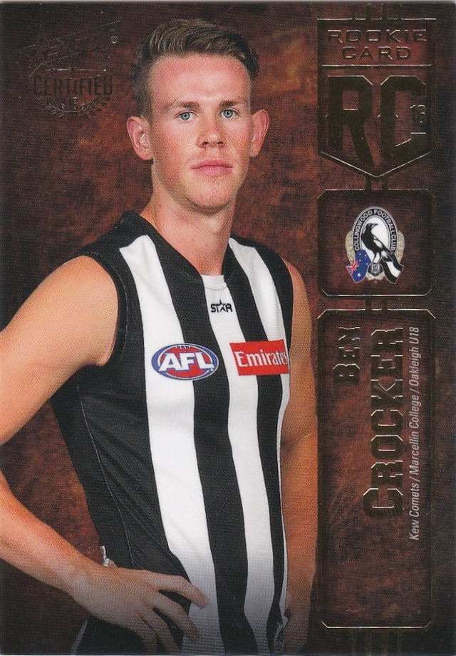 2016 Select AFL Certified, Rookie Card, Ben Crocker