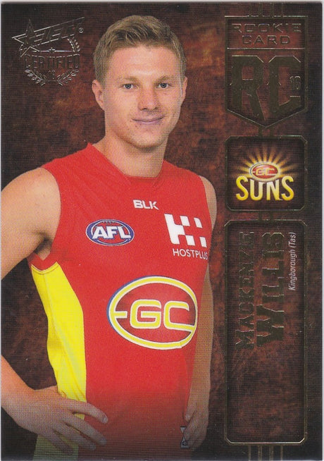 2016 Select AFL Certified, Rookie Card, Mackenzie Willis