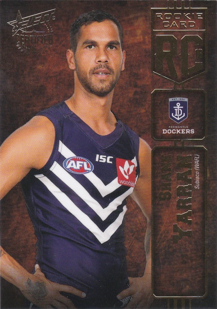 2016 Select AFL Certified, Rookie Card, Shane Yarran