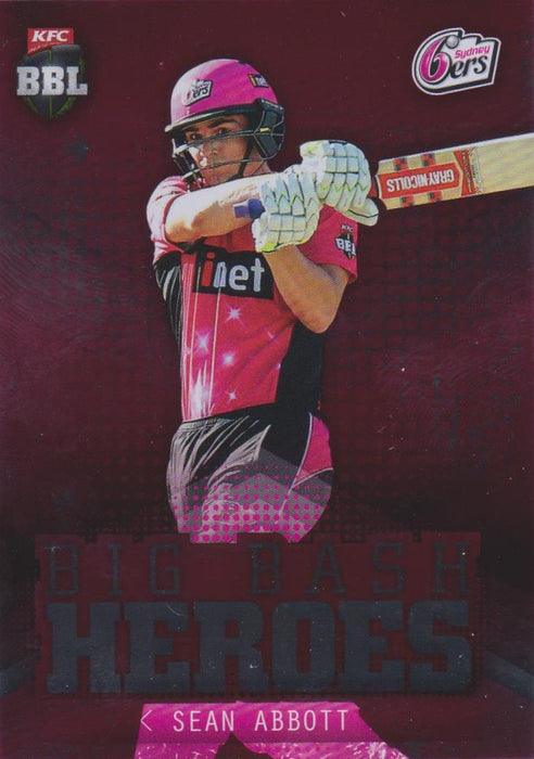 Big Bash Heroes, 2017-18 Tap'n'play CA BBL 07 Cricket - 1 to 24 - Pick Your Card