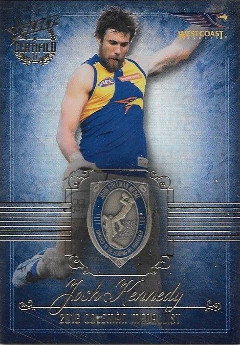 Josh Kennedy, Coleman Medal Winner, 2017 Select AFL Certified