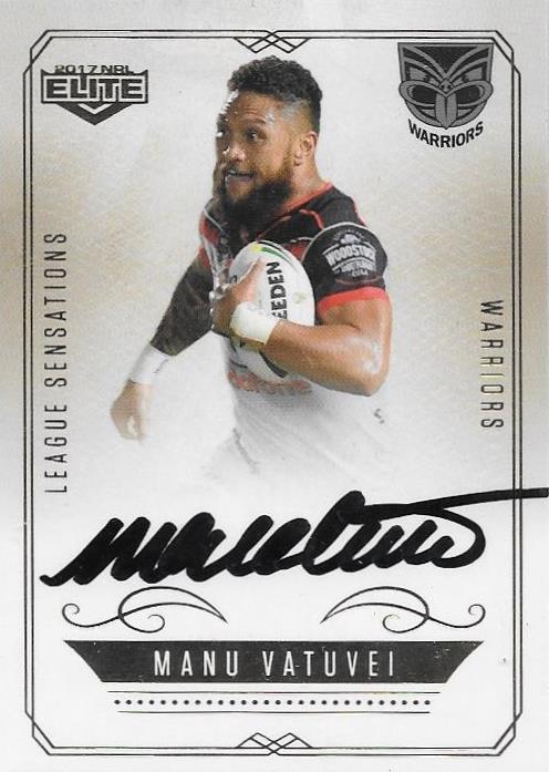 Manu Vatuvei, League Sensations Signature, 2017 esp Elite