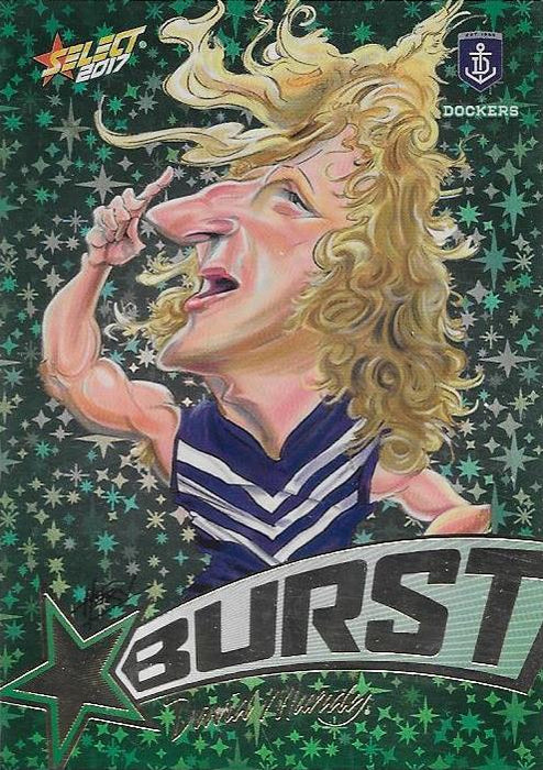 Daniel Mundy, Starburst Caricatures, 2017 Select AFL Stars