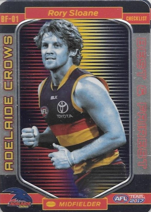 Rory Sloane, Best and Fairest, 2017 Teamcoach AFL