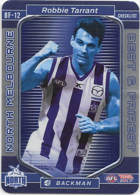 Robbie Tarrant, Best and Fairest, 2017 Teamcoach AFL